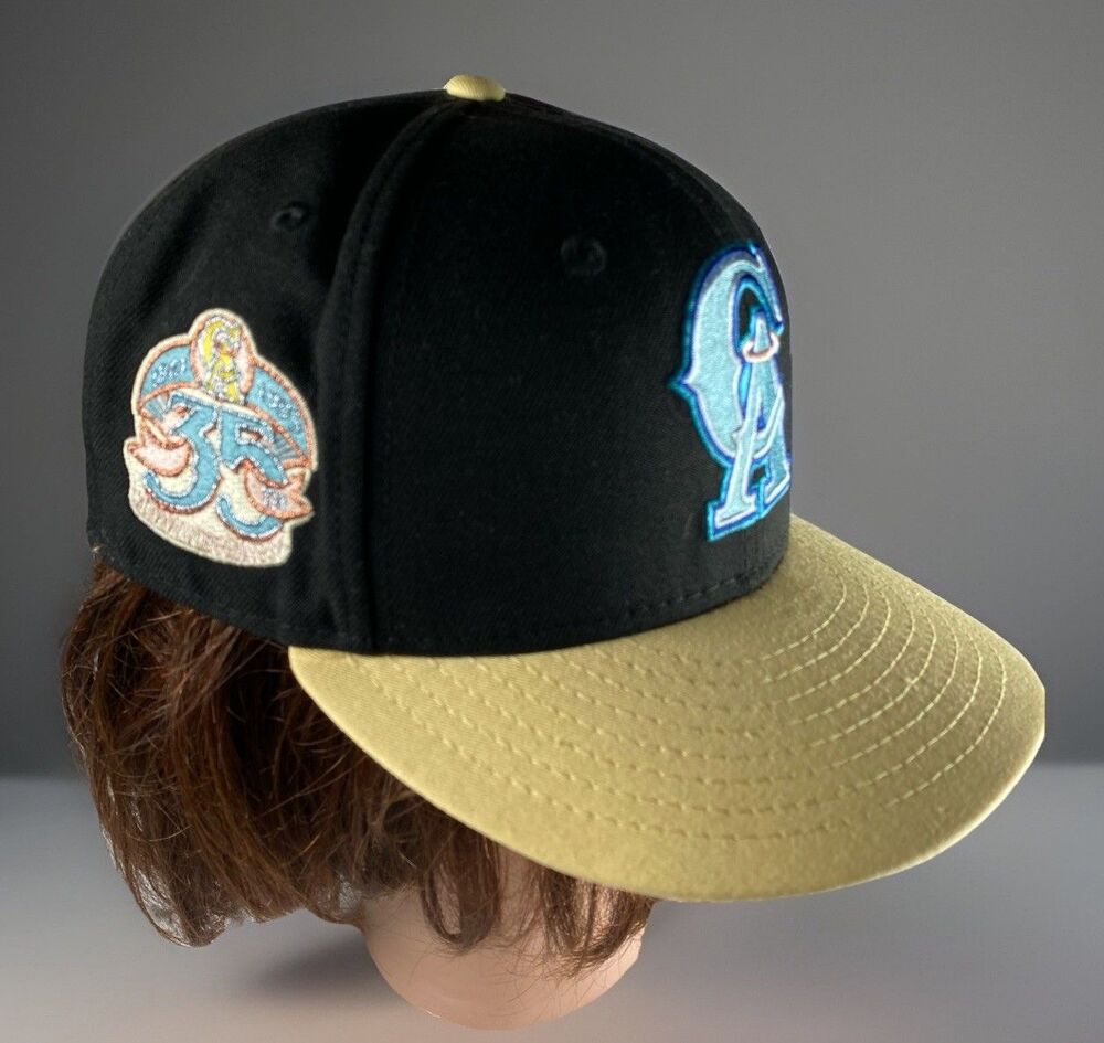 New Era California Angels 35th Anniversary Fitted Hat 7 1/4 Cooperstown